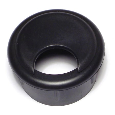 Midwest Fastener 1-1/2" Black Plastic Desk Grommets 2PK 70267
